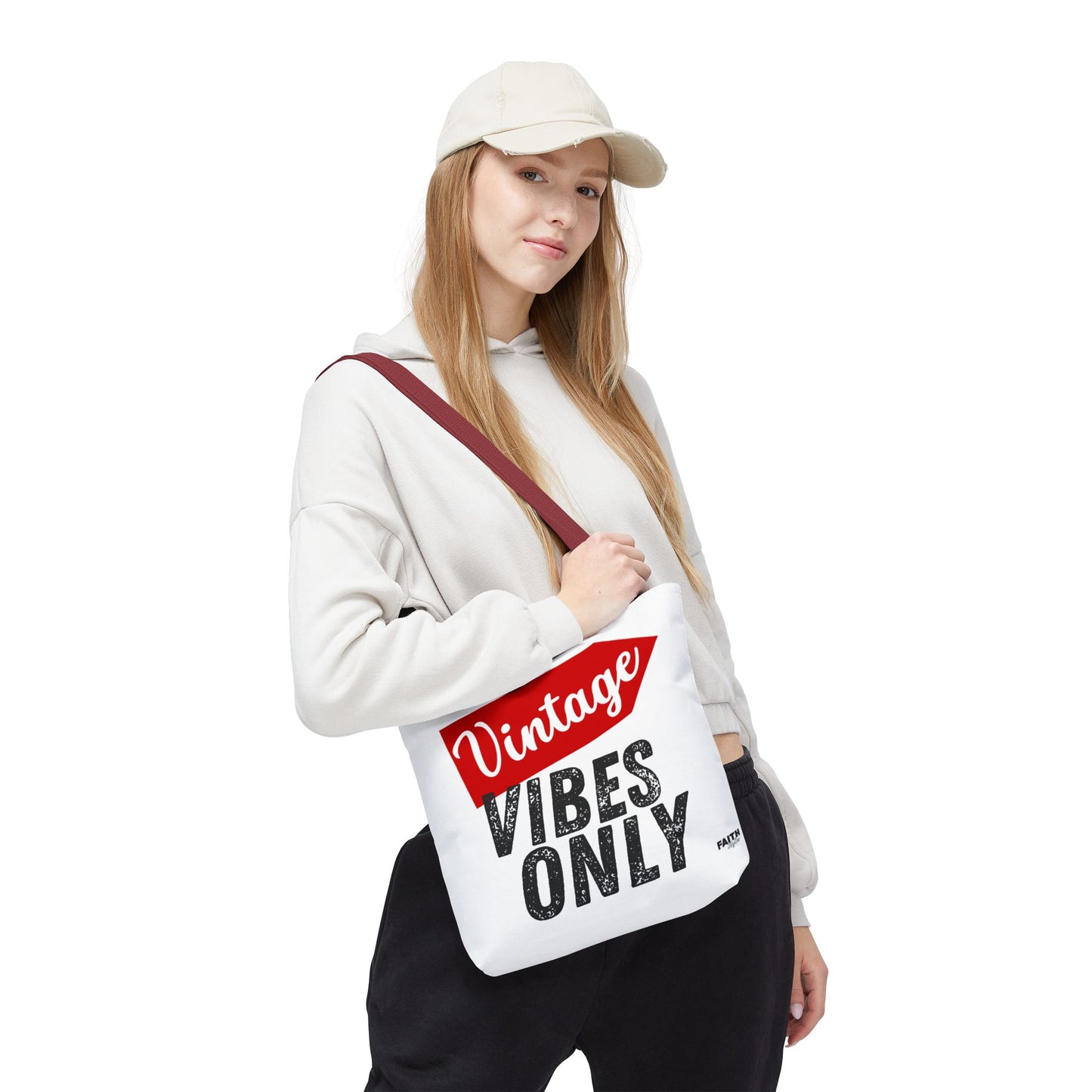 FaithStyles Vintage Vibes Only Tote Bag