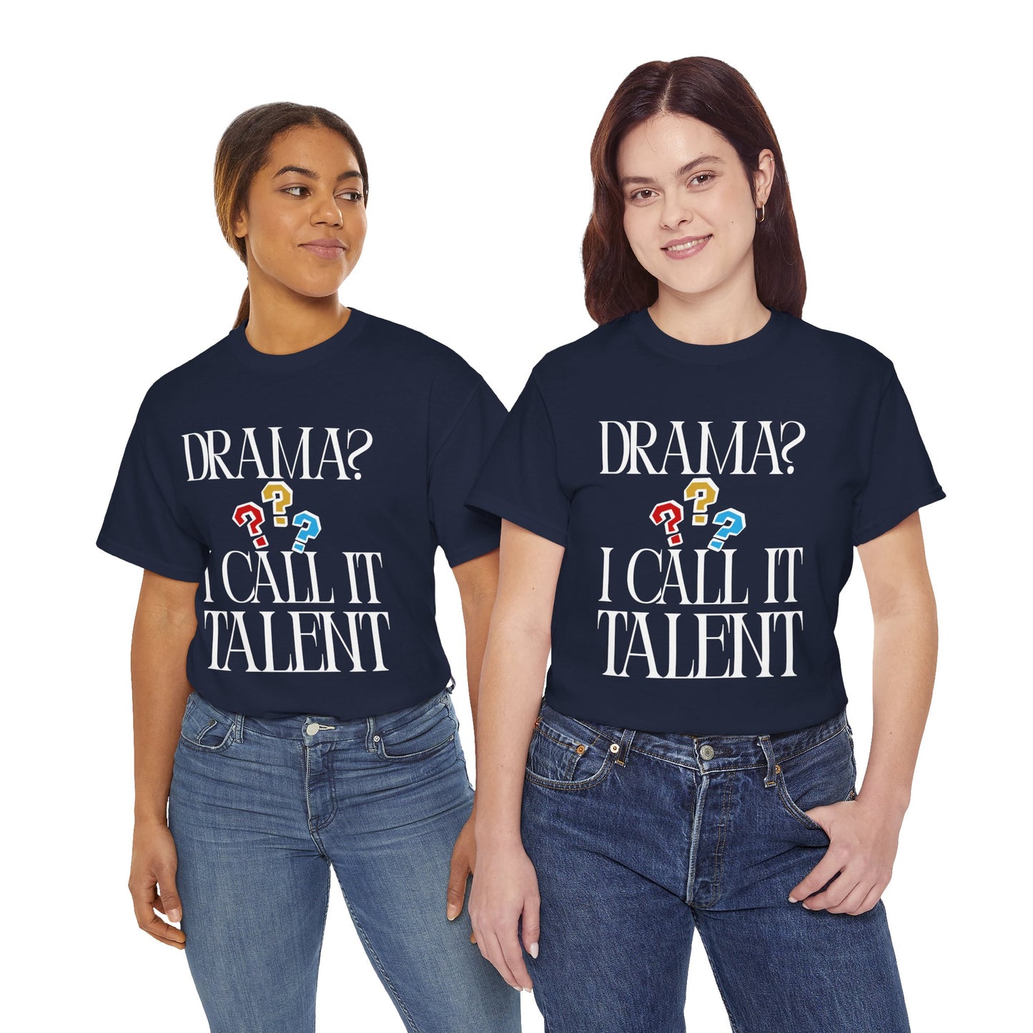 Drama Talent Unisex Heavy Cotton Tee, Funny Graphic Tee, Gift for Actors, Quirky Tee for Drama Lovers, Casual Wear, Gift for Friends
