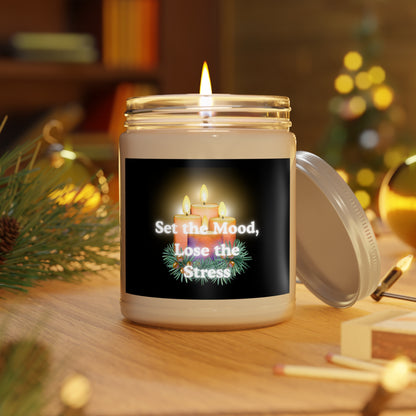 Relaxing Scented Soy Candles, Aromatherapy Candle, Stress Relief Candle, White Lid Candle, Home Decor