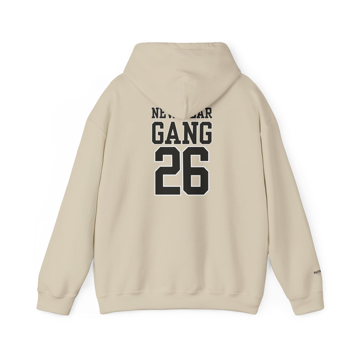 New Year Gang 26 Hoodie — Varsity Style Graphic Pullover