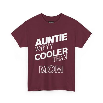 Cool Aunt Unisex Tee - Perfect Gift for Auntie, Family Gatherings, Fun Casual Wear, Birthday Celebration, Mother's Day