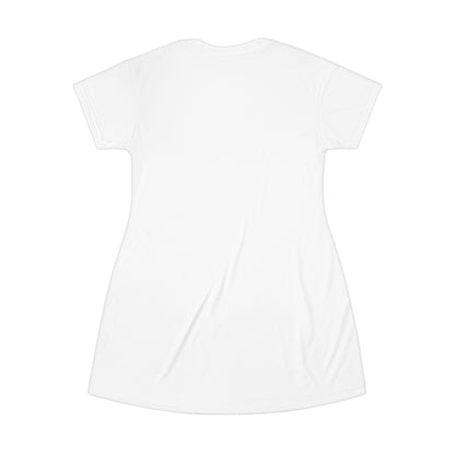 Empowering Women's T-Shirt Dress, Statement Dress, Casual Outfit, Gift for Her, Fashion Statement, Versatile Dress