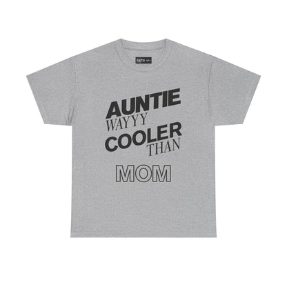 Cool Aunt Unisex Tee - Perfect Gift for Auntie, Family Gatherings, Fun Casual Wear, Birthday Celebration, Mother's Day