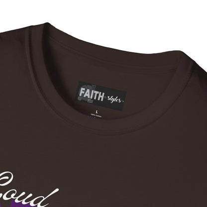 Proud Family Unisex T-Shirt, Lightweight Tee, Family Reunion Gift, Holiday Apparel, Personalized T-Shirt, Soft Cotton Top