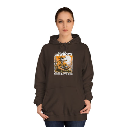 Unisex College Hoodie, Killer Cowboys