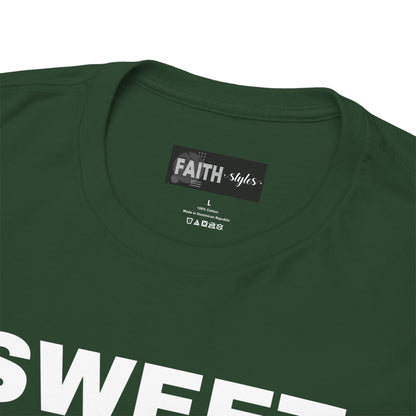 Sweet but Savage Grandma Cotton Tee | Fun Gift for Trendsetters, Everyday Wear, Birthday Party, and Casual Outings