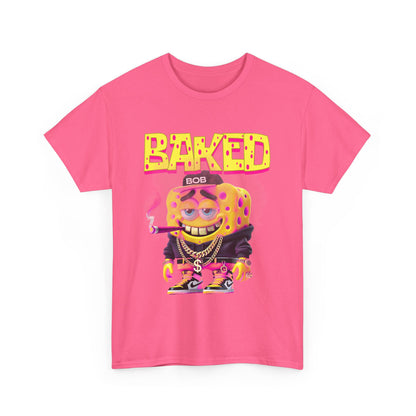 Baked Bob Unisex Heavy Cotton Tee - Fun Graphic Tee for Casual Wear
