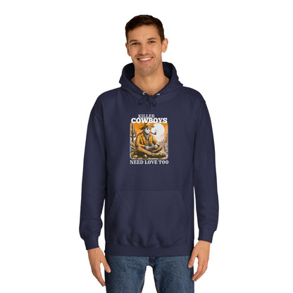 Unisex College Hoodie, Killer Cowboys