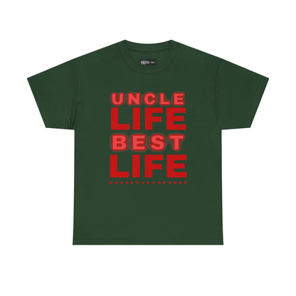 Uncle Life Best Life Tee | Funny Uncle T-Shirt, Gift for Uncle, Family Reunion Shirt, Birthday Gift, Casual Wear