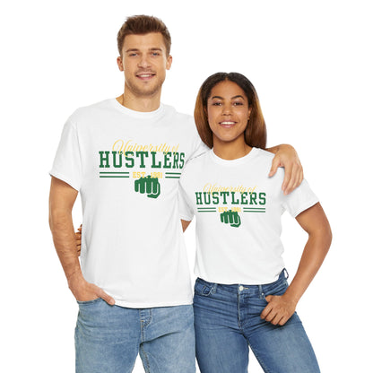 Hustlers Unisex Heavy Cotton Tee - Casual Style, Streetwear, Graphic Tee, Gift for Entrepreneurs, Cool Summer Shirt