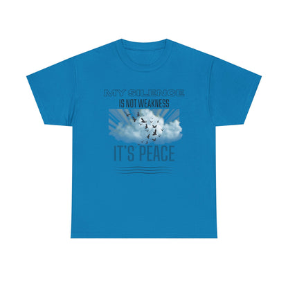Inspirational Male Graphic Tee, Motivational Shirt, Casual Wear, Gifts for Friends, Peaceful Message, Everyday Comfort