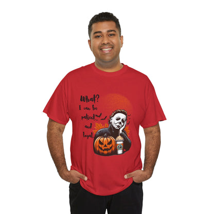 Halloween Graphic Tee, Unisex Cotton T-Shirt, Spooky Autumn Wear, Halloween Costume Top, Funny Horror Shirt