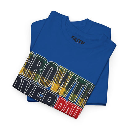 FaithStyles Growth Over Pain T‑Shirt — Motivational Graphic Tee
