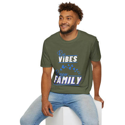 Stylish Family Vibes T-Shirt | Fun Gift for Family Gatherings, Parties, Holidays, Love Shirt, Unisex Tee