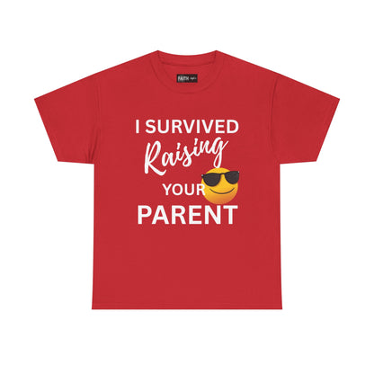 Funny Parent Survival Unisex T-Shirt | Gift for New Parents | Parenting Humor Tee | Casual Wear | Holiday Gift Idea
