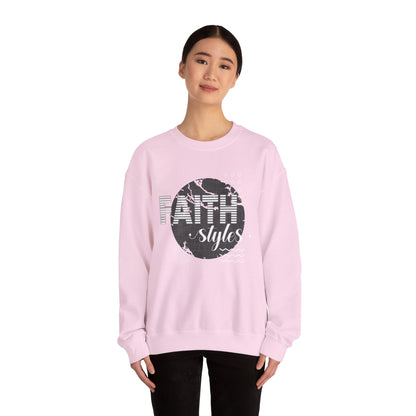 Faith Styles Unisex Heavy Blend™ Crewneck Sweatshirt - Cozy Spiritual Apparel for Everyday Wear, Gift for Friends, Comfort