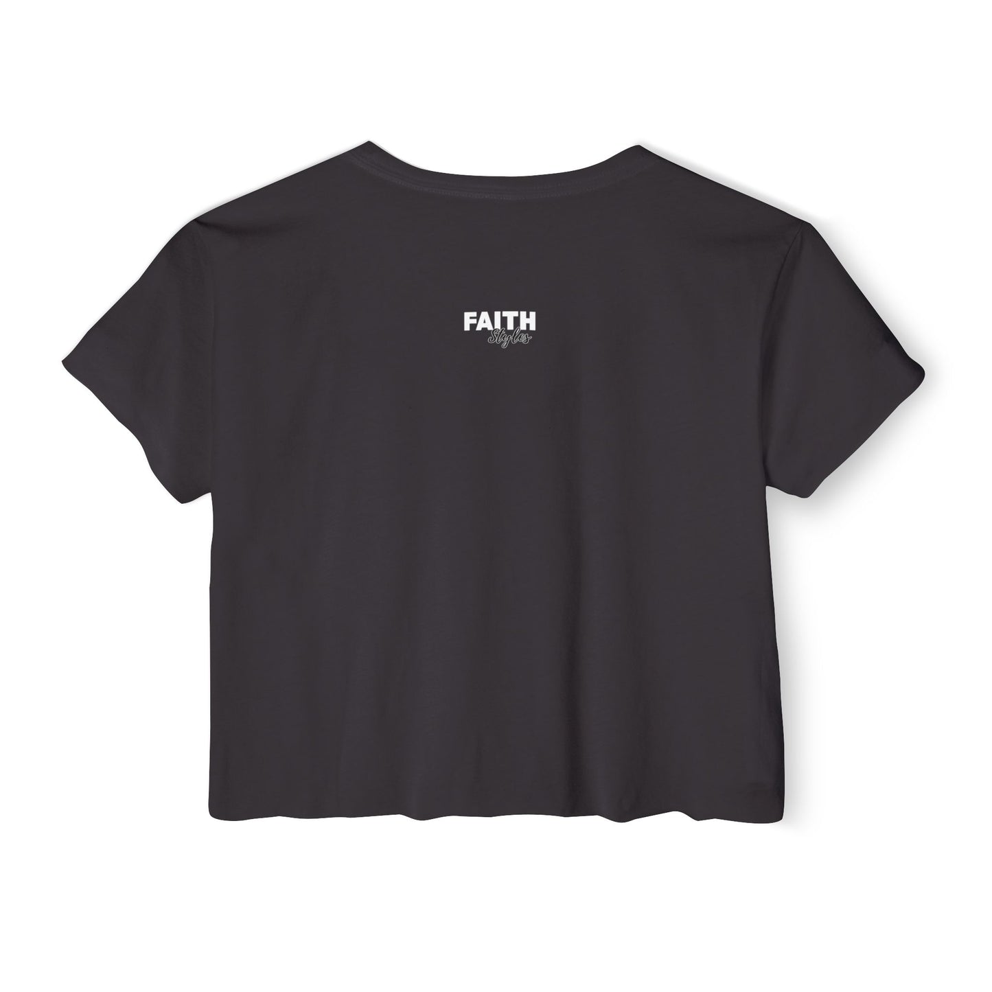 FaithStyles Bad Bitch Society Crop Top — Women's Festival Graphic Tee