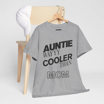 Cool Aunt Unisex Tee - Perfect Gift for Auntie, Family Gatherings, Fun Casual Wear, Birthday Celebration, Mother's Day