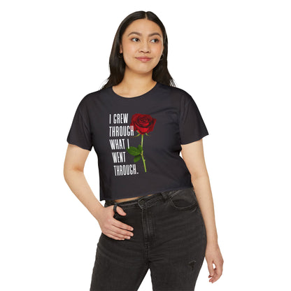Empowering Women's Festival Crop Top, Inspirational Shirt, Gift for Her, Summer Fashion, Bohemian Style, Affirmation Tee