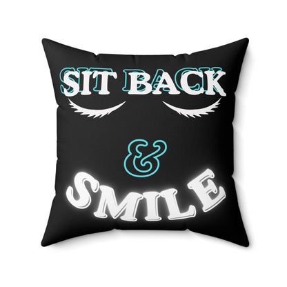 Relaxing Quote Pillow, Cozy Home Decor, Inspirational Cushion, Gift for Friends, Living Room Accent, Motivational Throw Pillow