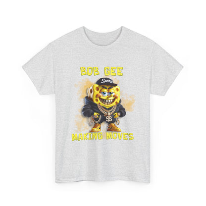 Bob Gee Making Moves Unisex Heavy Cotton Tee - Fun Graphic Tee for Streetwear Enthusiasts