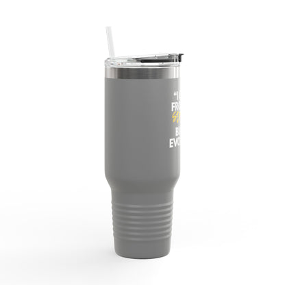 Inspirational Insulated Travel Mug, Motivational Coffee Tumbler, Evolved Journey Mug, Perfect for Gifts, Travel, and Daily Use