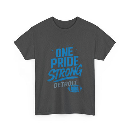 Detroit Lions Pride Tee - Male Heavy Cotton T-Shirt, Football Fan Apparel, Game Day Gear, Gift for Sports Lovers, Casual Wear