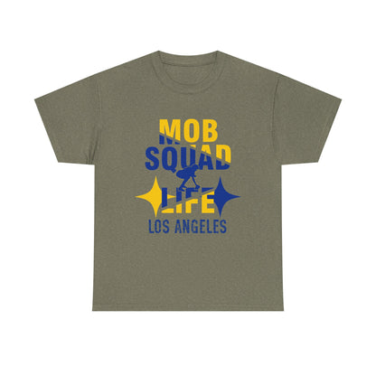 Los Angeles Mob Squad Life Male Tee, Urban Streetwear Shirt, Graphic T-Shirt