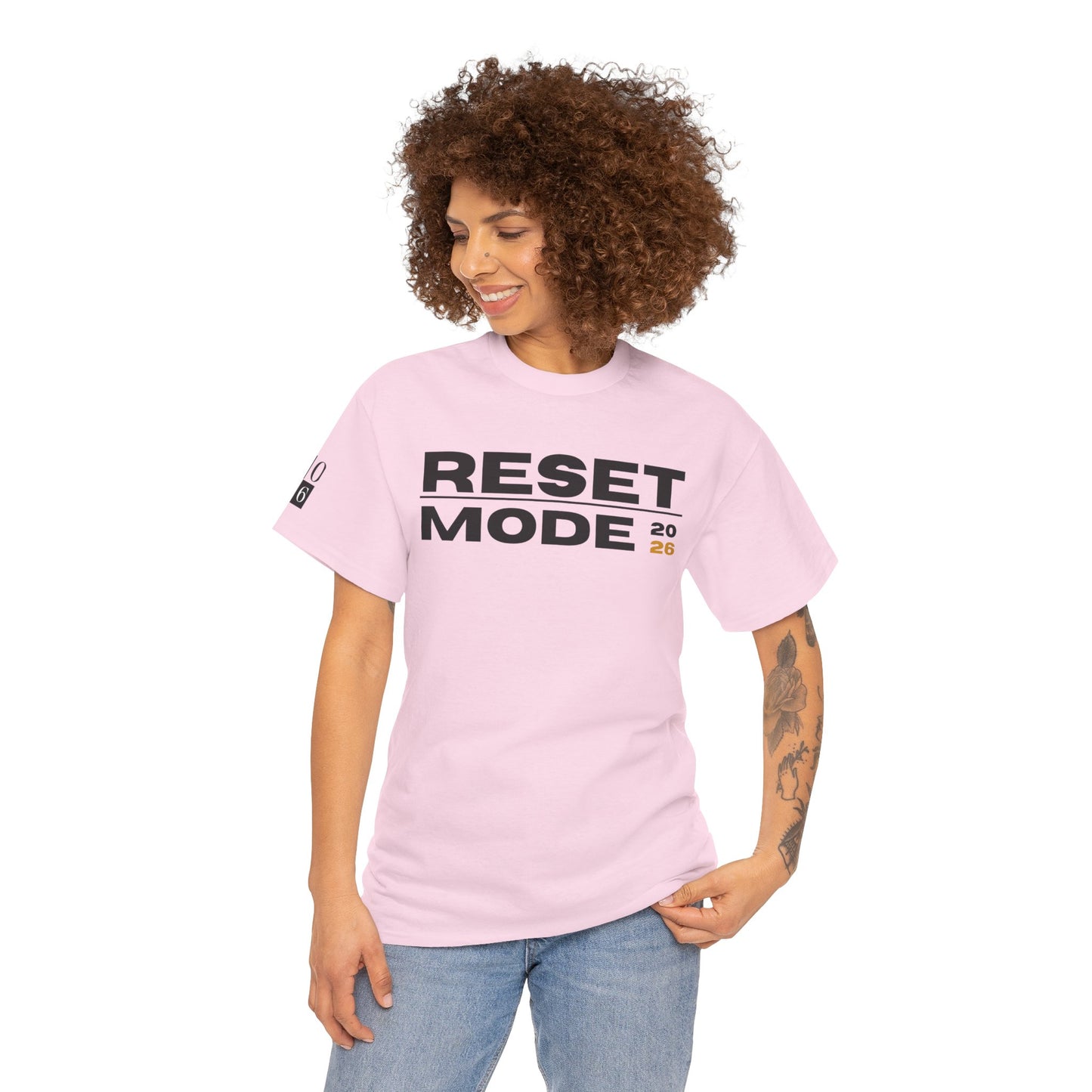 Reset Mode 2026 T-Shirt — Motivational Graphic Tee