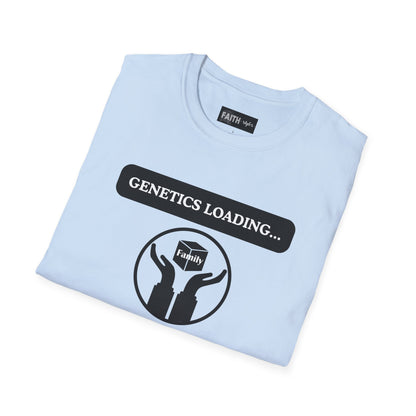 Genetics Loading T-Shirt, Funny Genetics Tee, Gift for Science Lovers, Unisex Humor Shirt, Casual Wear for Every Occasion
