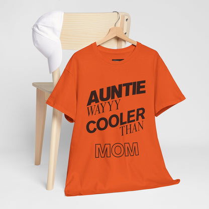 Cool Aunt Unisex Tee - Perfect Gift for Auntie, Family Gatherings, Fun Casual Wear, Birthday Celebration, Mother's Day