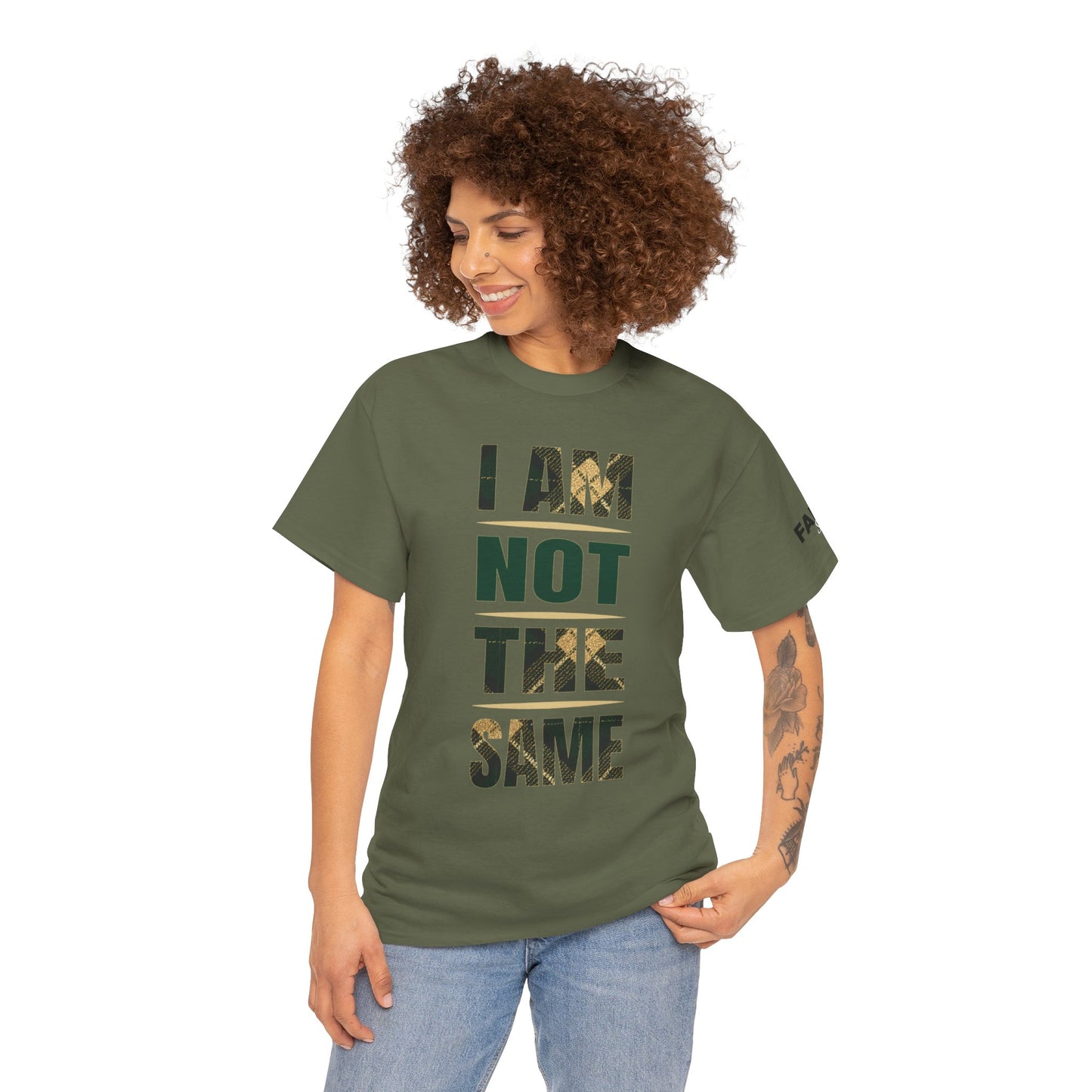 FaithStyles I Am Not The Same Tee — Inspirational Statement T-Shirt