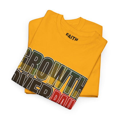 FaithStyles Growth Over Pain T‑Shirt — Motivational Graphic Tee