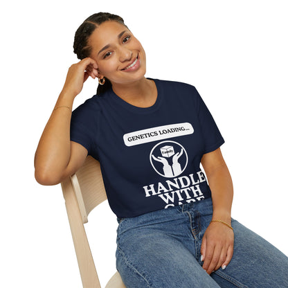 Genetics Loading T-Shirt, Funny Genetics Tee, Gift for Science Lovers, Unisex Humor Shirt, Casual Wear for Every Occasion