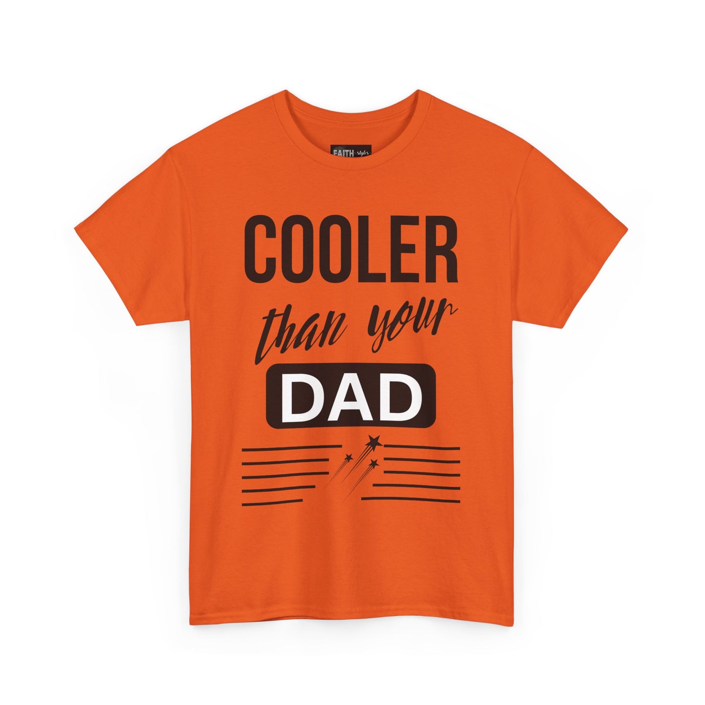 Cooler Than Your Dad Tee - Funny Gift for Dads, Unisex Cotton T-Shirt, Father's Day, Birthday, Casual Wear, Gift for Him, Dad Humor