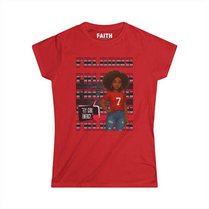 Falcons Fan Women's Softstyle Tee, Casual Sportswear, Perfect for Game Day, Gifts for Her, Unique Pride Shirt