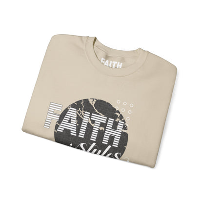 Faith Styles Unisex Heavy Blend™ Crewneck Sweatshirt - Cozy Spiritual Apparel for Everyday Wear, Gift for Friends, Comfort