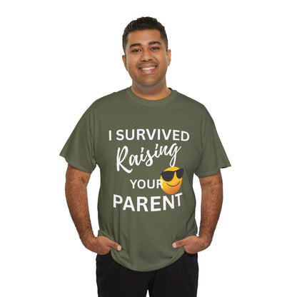 Funny Parent Survival Unisex T-Shirt | Gift for New Parents | Parenting Humor Tee | Casual Wear | Holiday Gift Idea