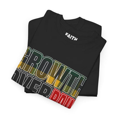 FaithStyles Growth Over Pain T‑Shirt — Motivational Graphic Tee