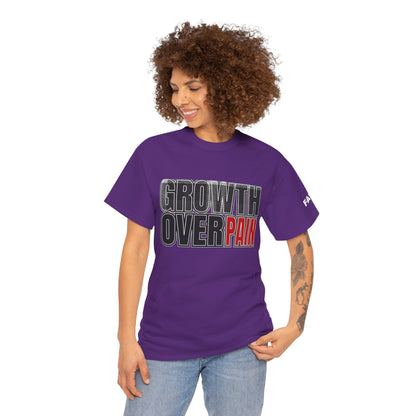 FaithStyles Growth Over Pain T‑Shirt — Motivational Graphic Tee