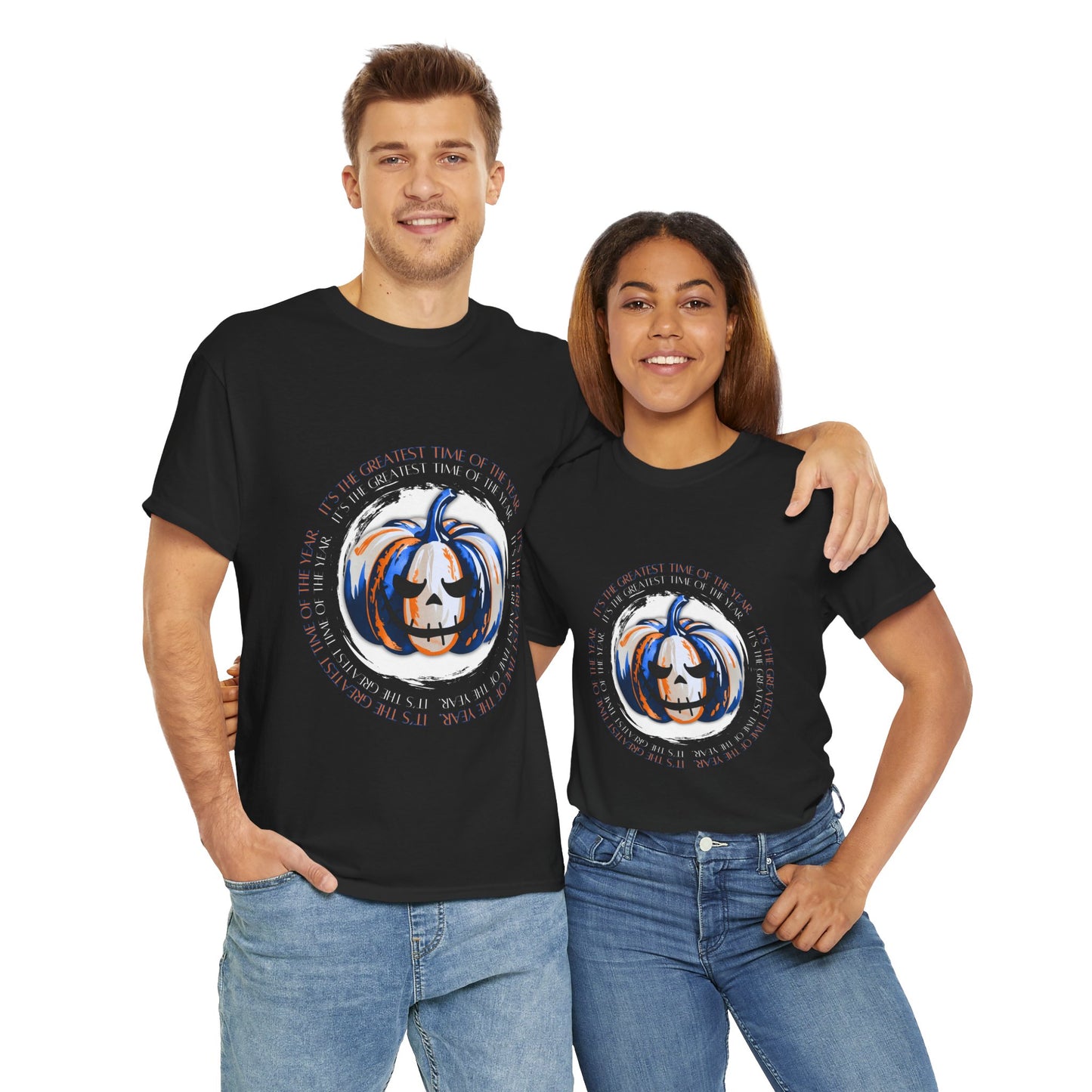 Halloween Pumpkin Tee, Unisex Halloween Shirt, Spooky Fall Apparel, Autumn Outfit, Trick or Treat Gift