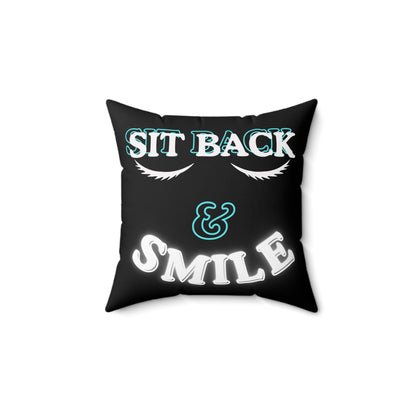 Relaxing Quote Pillow, Cozy Home Decor, Inspirational Cushion, Gift for Friends, Living Room Accent, Motivational Throw Pillow
