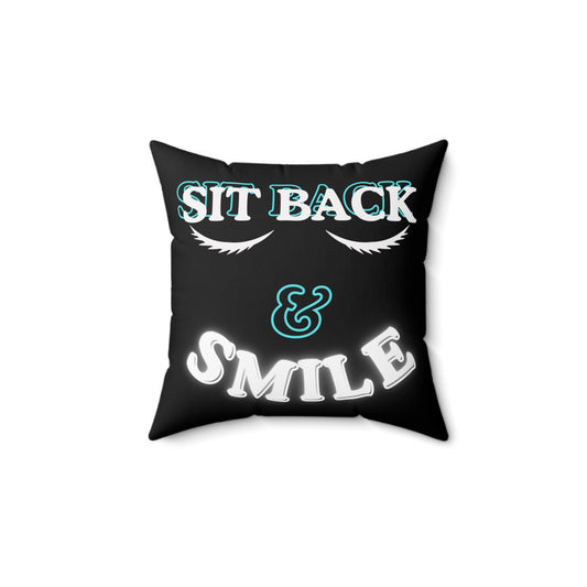 Relaxing Quote Pillow, Cozy Home Decor, Inspirational Cushion, Gift for Friends, Living Room Accent, Motivational Throw Pillow