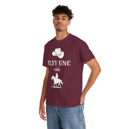 Unisex Cowboy Vibe Tee, Fun Graphic Tee, Casual Wear, Gift for Cowpoke Lovers, Western Style T-Shirt, Country Enthusiast Apparel