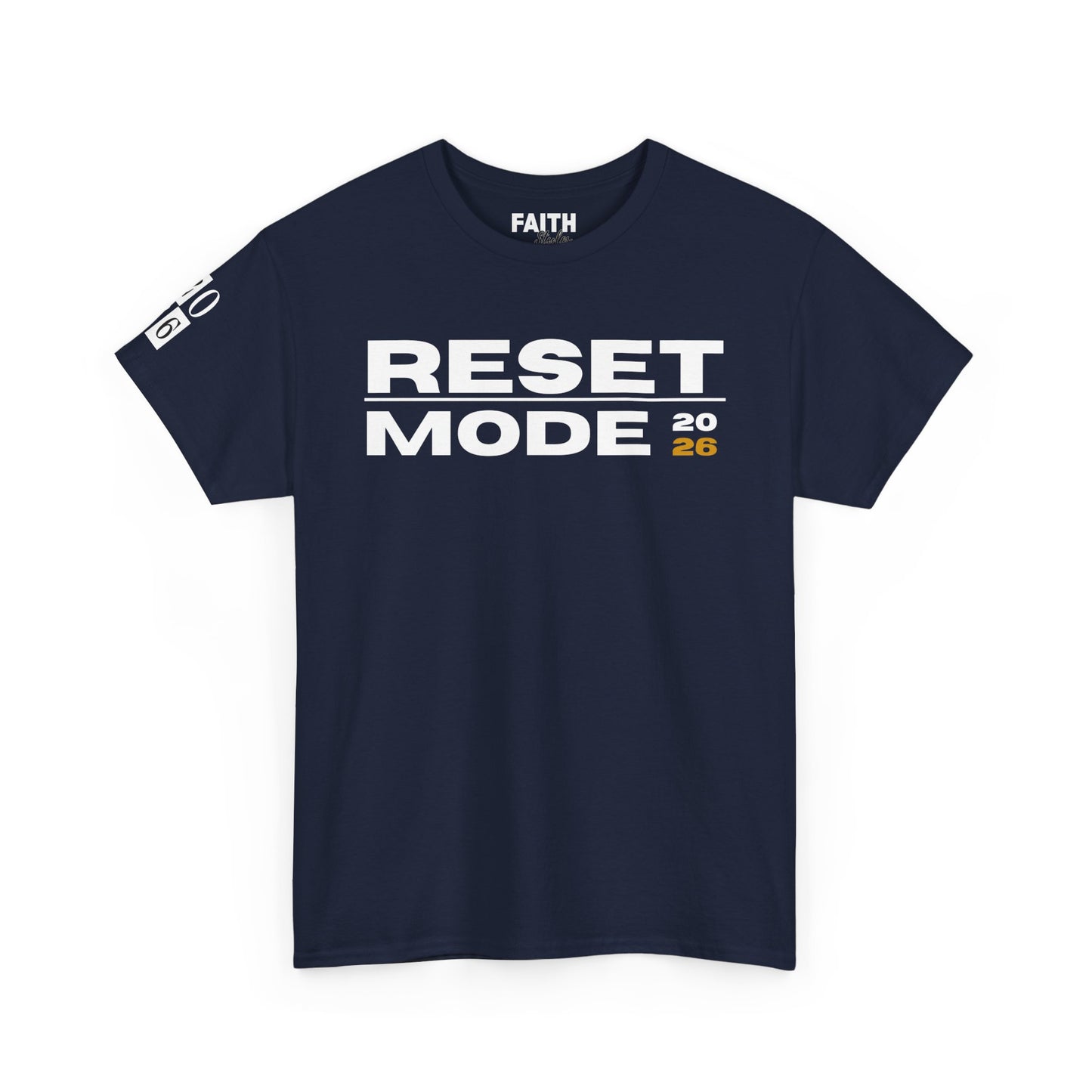Reset Mode 2026 T-Shirt — Motivational Graphic Tee