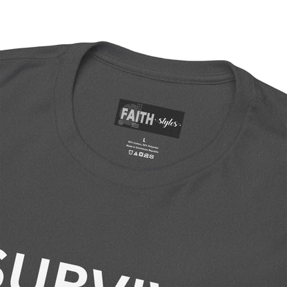 Funny Parent Survival Unisex T-Shirt | Gift for New Parents | Parenting Humor Tee | Casual Wear | Holiday Gift Idea