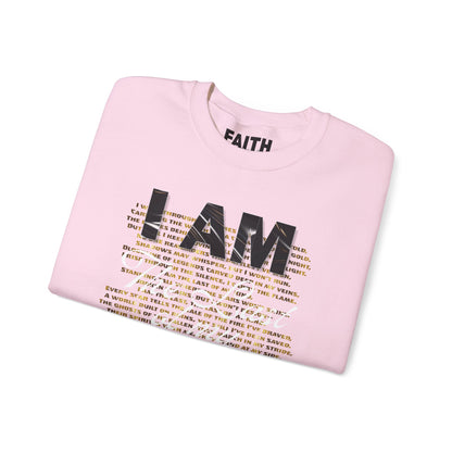 FaithStyles Unisex Heavy Blend™ Motivational Crewneck Sweatshirt - I AM The Last of my KING, Inspirational Gift for Him/Her, Cozy Fall Layer, [...]