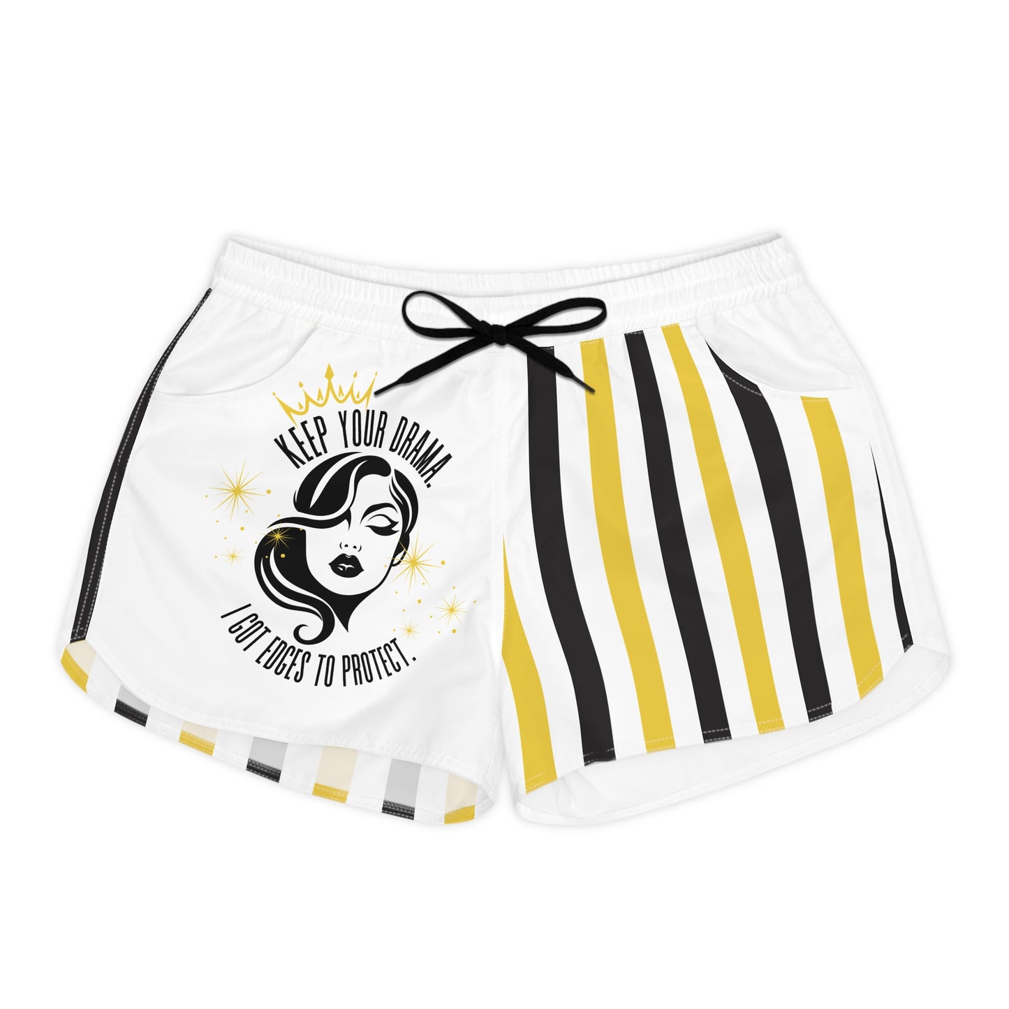 Women’s Quote Shorts - Fun Casual Style for Summer, Beach Days, Running, Yoga, Gifts for Her