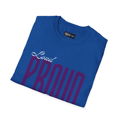 Proud Family Unisex T-Shirt, Lightweight Tee, Family Reunion Gift, Holiday Apparel, Personalized T-Shirt, Soft Cotton Top
