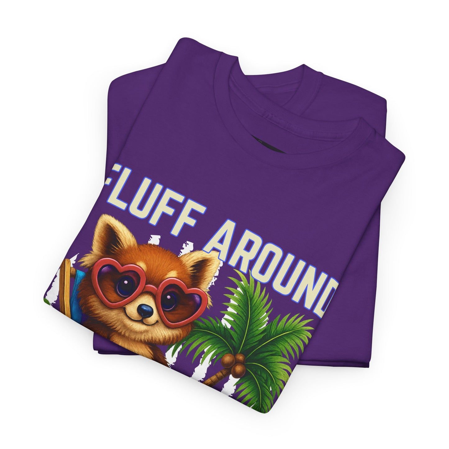 Tropical Cat Tee: Fluff Around and Find Out, Cute Graphic Shirt, Summer Outfit, Unisex Casual Wear, Gift for Animal Lovers